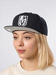 Бейсболка MITCHELL NESS арт. HS8546-VGKBLCK Vegas Golden Knights NHL (черный)